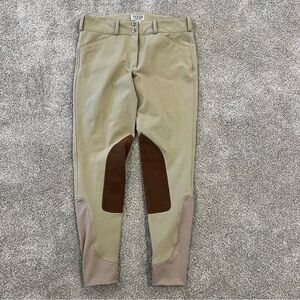 Dover Saddlery Pant Women 28 Tan DS Wellesley Competition Riding Breeches 350732